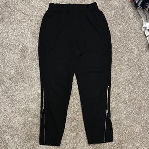 Everlane pullon joggers with zipper detail